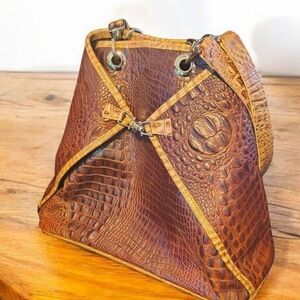 Bswanky Authentic American Alligator  Convertible Bag or Backpack